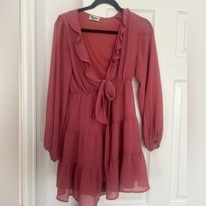 Show Me your Mumu Low Cute Pink Dress, great condition size Small